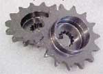 Debben offset sprocket with nose